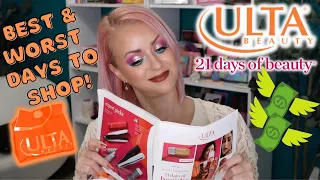 Ulta 21 Days of Beauty Sale 2022 Best & Worst Days to Shop | Steff's Beauty Stash
