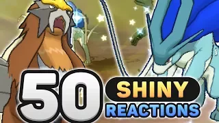 50 SHINY POKEMON REACTIONS - Pokemon Sun & Moon & ORAS Shiny Reaction Montage!