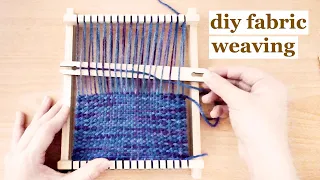 DIY Fabric Weaving | How I Weave My Own Fabric 🧣🧵
