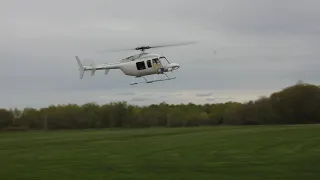 RC Bell 407 Maiden Flight
