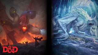 Tiamat & Bahamut, Draconic Siblings | D&D Lore