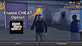 How To Enable CHEAT Option In GTA 3 | Best Trick