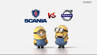 Scania vs Volvo Minions 😂