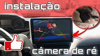 instalação câmera de ré passo a passo igual a original  |  canal Car Play