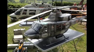Giant Scale Helicopter RC Model Bell 412 Fuerza Aerea Mexicana