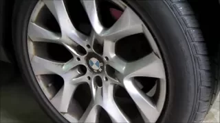 How to remove stuck BMW wheel; wheel frozen to brake rotor hub