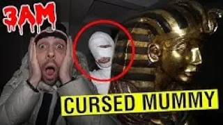 BUYING A REAL CURSED MUMMY FROM THE DARK WEB AT 3AM! RAISING THE DEAD CHALLENGE GONE WRONG