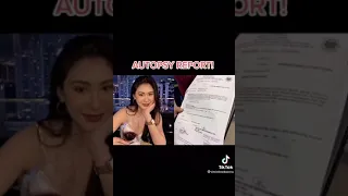 Autopsy report. ni christine dacera