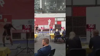 24kg snatch 95kg open class 2019 World Kettlebell Championship IUKL