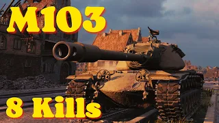 World of tanks M103 - 5,1 K Damage 8 Kills, wot replays