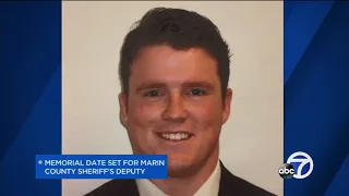 Memorial to be held for Marin County sheriff's deputy killed in crash