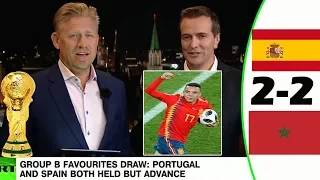 SPAIN VS MOROCCO 2-2 [POST MATCH ANALYSIS] WITH PETER SCHMEICHEL!