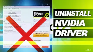 How to: UNINSTALL Graphics Driver (NVIDIA)