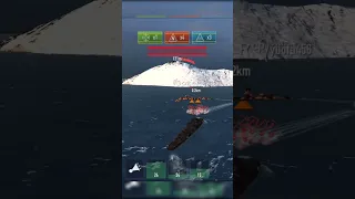 [Battle of Warships] USS Melvin x USSR Leningrad - very close #shorts