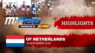 EMX125 Presented by FMF Racing Race1 Highlights - Round of The Netherlands 2018   #motocross