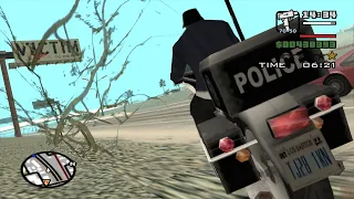 First-Person mod - GTA San Andreas - Cop Wheels - Heist mission 4