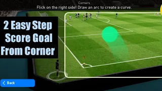 2 Easy Step To Score Goal From Corner Kick Tutorial Pes 2019 mobile