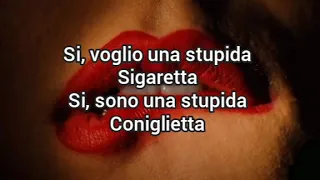 Achille lauro - maleducata ( testo - Lyrics )