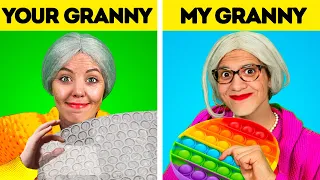 Your VS My GRANNY - Grandma vs TIKTOK | E-Girl VS Soft Girl When Grandma is Coming by La La Life