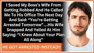 I Saved My Boss’s Wife From Getting Robbed And He Called Me To His Office The Next Day And Said...