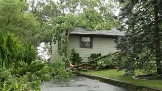 Tornado damages homes, power lines in Rhode Island