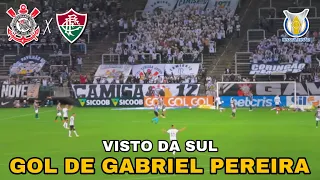 GOL DE GABRIEL PEREIRA VISTO DO SETOR SUL DA NEO QUÍMICA ARENA - CORINTHIANS 1x0 FLUMINENSE