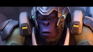 Why does a Gorilla jump from a plane? #overwatch