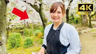 A cute Japanese girl Alale-chan guided me around the Shitennoji by rickshaw😊| Osaka