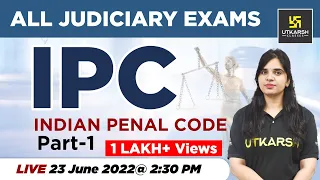 Introduction of IPC | for All state judiciary Exam #1 | Important Class | by Rekha Ma'am