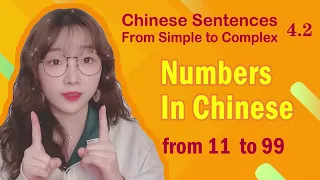 Learn Chinese Numbers Easily :  11 to 99 in Mandarin with Gestures