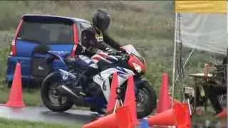 2013 9 1 Dunlop Ehime Moto Gymkhana Tanio選手 CBR1000RR heat 1