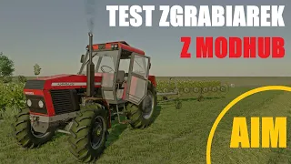 Test paczki zgrabiarek Z211 od SzwagierPrezes 🤔| Improwizowany odcinek| Farming Simulator 22