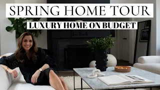 MODERN & BUDGET FRIENDLY LUXURY LIVING ROOM TOUR | HOUSE OF VALENTINA