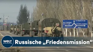 KÄMPFE IN DER OSTUKRAINE: Gefechte an der Frontlinie - Präsident Selenskyj spricht von Invasoren