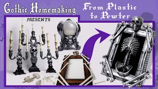 From Plastic to Pewter DIY - Gothic Homemaking Presents