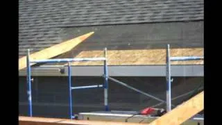 Construction of a roof addition over an existing concrete patio in Bozeman, MT part 2