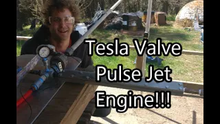 Tesla Valve Pulse Jet Engine To Power Tesla Turbine.