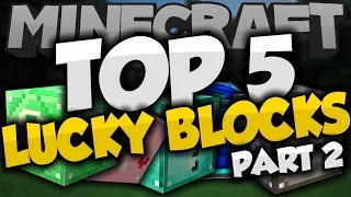 Top 5 Minecraft LUCKY BLOCK ADD ONS! (Part 2) - Best Lucky Blocks For 1.8
