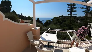 FOUR star hotel? 1 minute walkthrough Hotel La Vega Capri Italy King Room Walkthrough