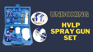 UNBOXING HVLP SPRAY GUN SET