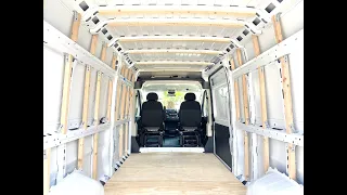 Van Conversion Part 2 - How to Install Wood Framing