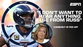 I DON'T WANT TO HEAR ANYTHING ELSE FROM RUSS 🗣️ - Kimberly is FED UP with Russell Wilson | Get Up