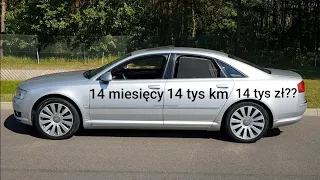 Audi A8 D3 2003r. Koszty po ponad roku użytkowania.