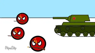 History of Winter War in Countryballs