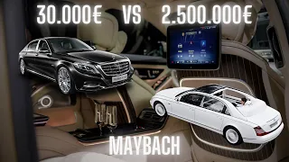 30.000€ Maybach vs. 2.500.000€ Maybach!