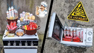 Varíme petardy !🍟 Test PETÁRD v šporáku a v mikrovlnke 🧨 (EXPERIMENT)