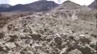 LEH LADAKH, INDIA, LANDSLIDE BETWEEN KARGIL TO DRAS ON NH1, VIDEO BY PRASHANT OAK, NAGPUR