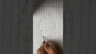 How to draw Lion with easy steps #shorts  #welldonekids