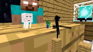 Monster School: Acrobatics - Minecraft Animation