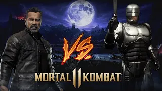 Mortal Kombat 11 - The terminator Vs Punk Robocop (Very Hard)